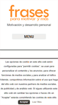 Mobile Screenshot of frasesmotivar.com